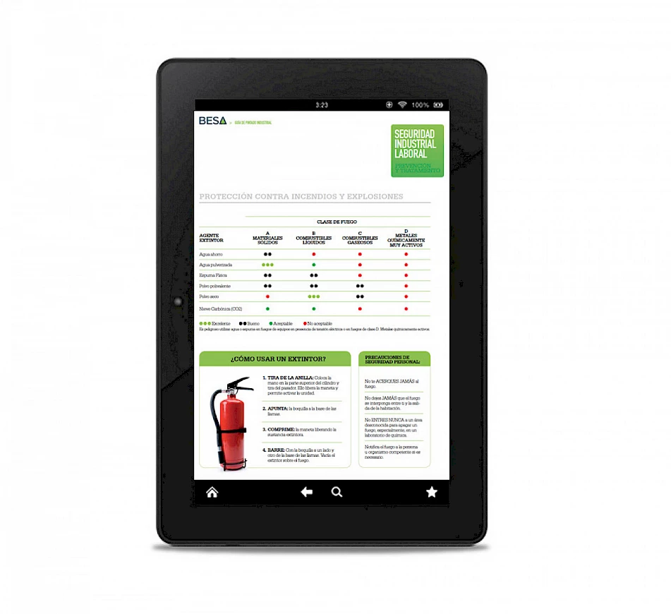 incendios besa  seguridad actuacion 