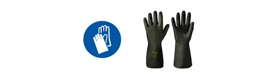 manipulacion quimicos productos guantes